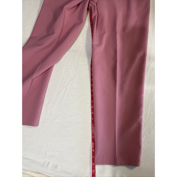 Bon Worth Women's Pull On Casual Pants Slacks Size Medium Pink/Mauve - Picture 4 of 5
